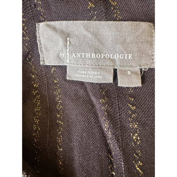by Anthropologie Quinn Sequined Tunic Blouse Shimmer Small Witchy Whimsigoth - Picture 13 of 16
